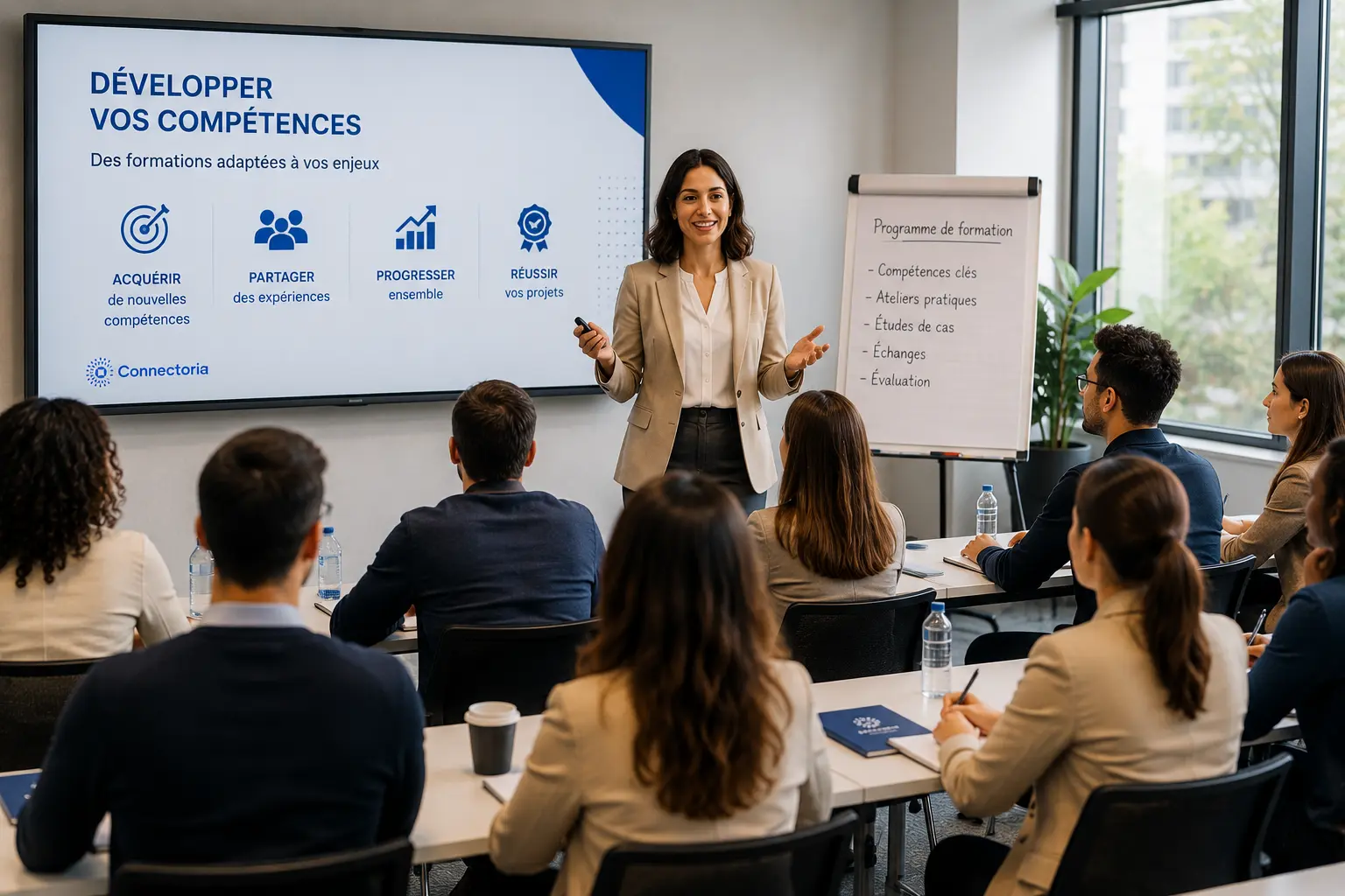 Illustration — formation professionnelle - CONNECTORIA